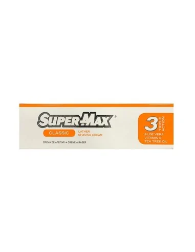 Super Max Ultimate Classic Shaving Cream Triple Action 100gr OfSt-1555 Super Max Shaving Creams €1.76 €1.42