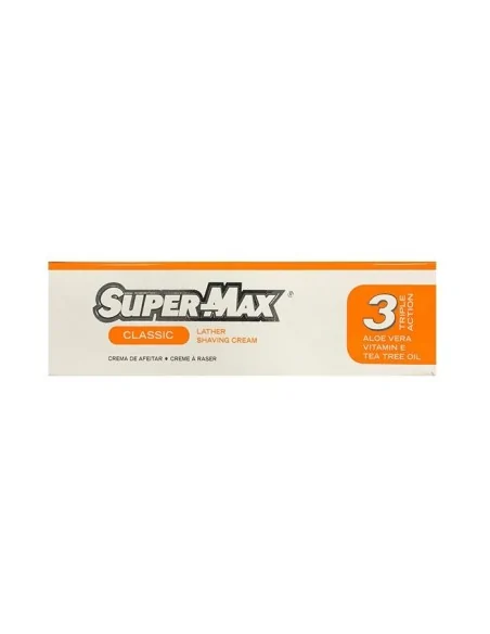 Super Max Ultimate Classic Shaving Cream Triple Action 100gr OfSt-1555 Super Max Shaving Creams €1.76 €1.42