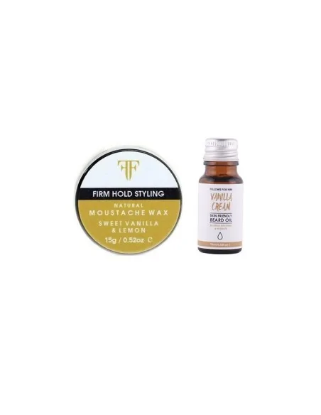 Fellows Beard Oil Vanilla Cream 10ml & Moustache Wax 15gr Vanilla Lemon Pack Disc-2259 Fellows Beard Offers €0.00 -10%€0.00