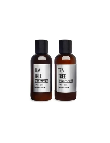 Beardbrand Tea Tree Shampoo & Conditioner 100ml OfSt-2271 Beardbrand