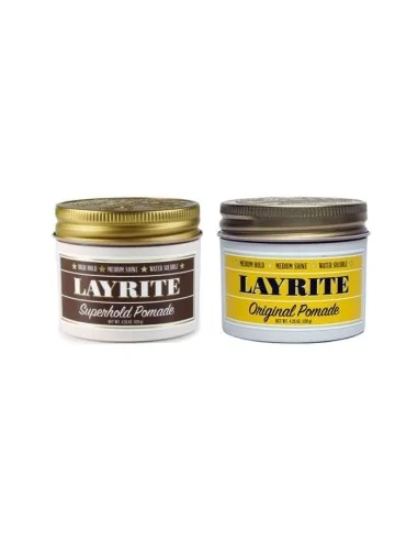 Layrite Original Deluxe & Super Hold Pomade 120gr Pack 1926 Layrite Washable Pomades €39.80 -5%€32.10