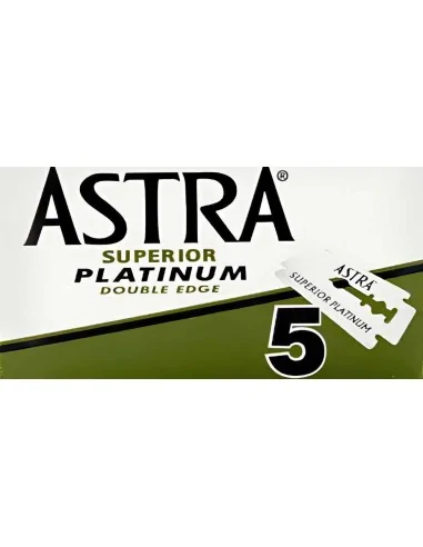 Astra Superior Platinum DΕ Safety Razor Blades - Pack Of 5 0794 Astra Razor Blades €0.75 €0.61