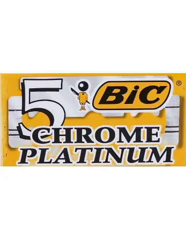 Ξυραφάκια Bic Chrome Platinum Pack 5 Λεπίδες 0715 Bic