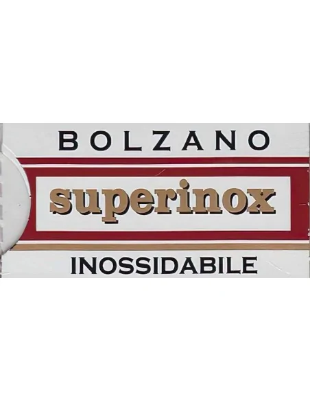 Razor Blades Bolzano Superinox Double Edge Pack 5 0718 Bolzano Razor Blades €1.20 €0.97