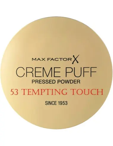 Compact Powder Creme Puff Max Factor 53 Tempting Touch 11205 Max Factor Powder €5.30 €4.28