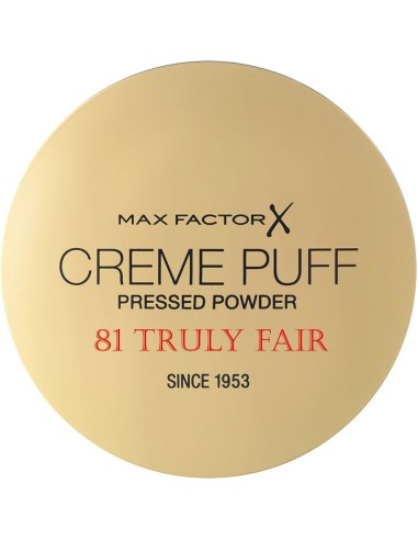 Compact Powder Creme Puff Max Factor 81 Truly Fair 11204 Max Factor Powder €5.89 product_reduction_percent€4.75