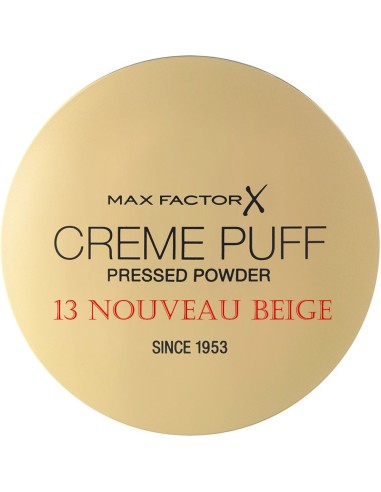Compact Powder Creme Puff Max Factor 13 Nouveau Beige 11203 Max Factor Powder €5.89 product_reduction_percent€4.75