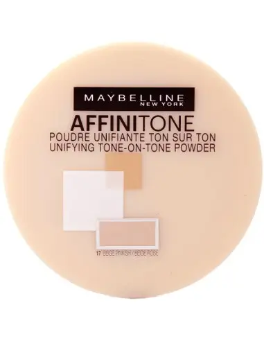 Πούδρα Προσώπου Compact Maybelline Affinitone 17 Ροζ-Μπεζ 9gr 11221 Maybelline New York