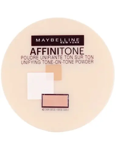 Πούδρα Προσώπου Compact Maybelline Affinitone 42 Σκούρο Μπεζ 9gr 11224 Maybelline New York