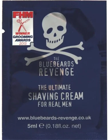 The Bluebeards Revenge Shaving Cream Sachet 5ml 0987 The Bluebeards Revenge Shaving Testers €0.60 €0.49