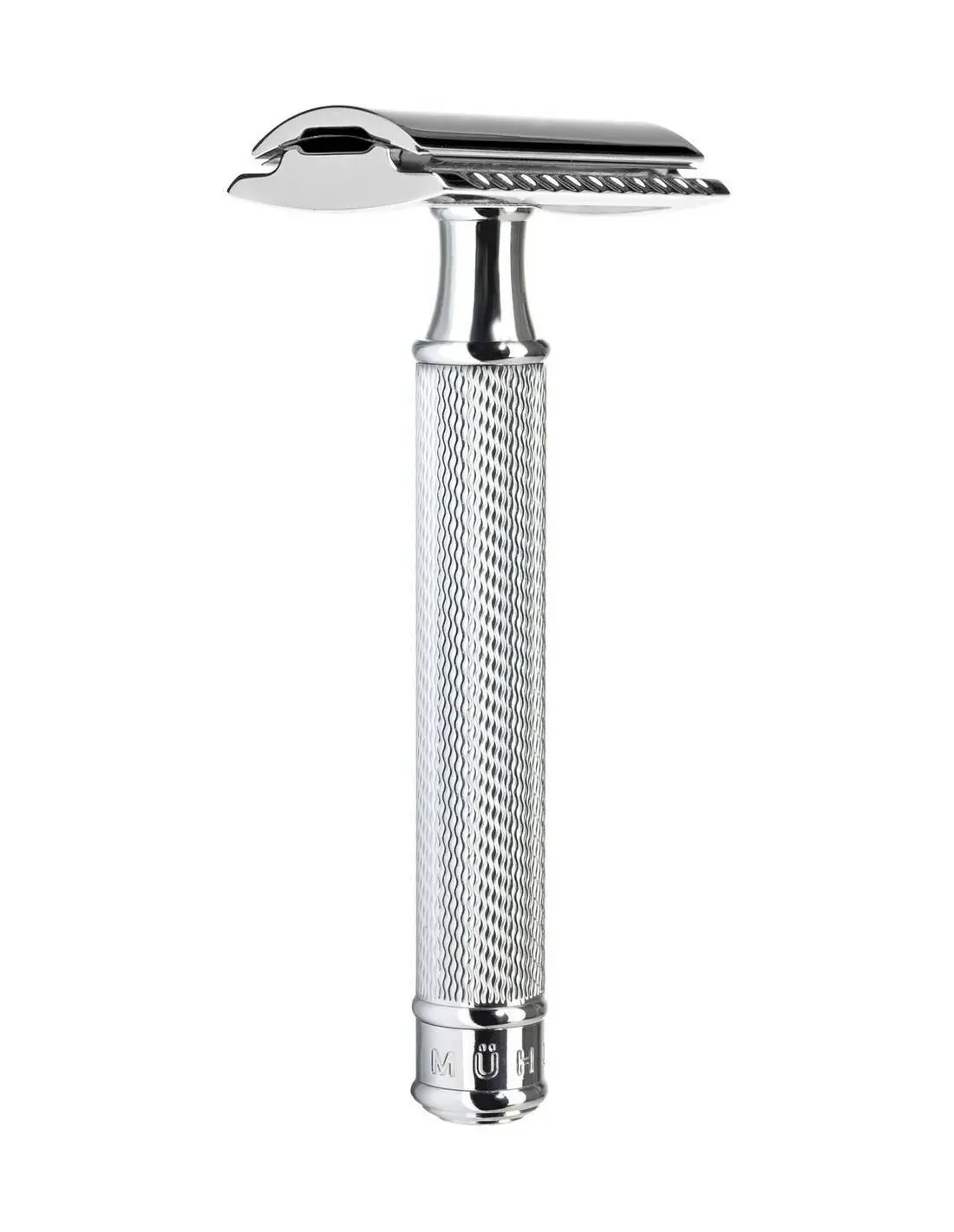 Traditional Safety Razor Closed Comb 3 Pieces Nickel Muhle R89