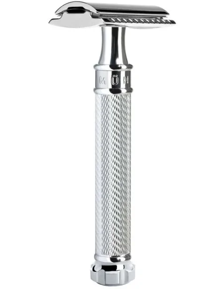 Muhle R89 Twist Ξυριστική Μηχανή Ασφαλείας Κλειστού Τύπου 2 Τεμαχίων Nickel 1195 Muhle