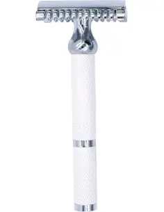 Ξυριστική Μηχανή Ασφαλείας Ανοιχτού Τύπου Τριών Τεμαχίων Parker 70C Λευκή 8285 Parker