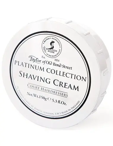 Shaving Cream Platinum Collection Taylor Of Old Bond Street 150gr Disc-5548 Taylor Of Old Bond Street Shaving Creams €20.00 -...