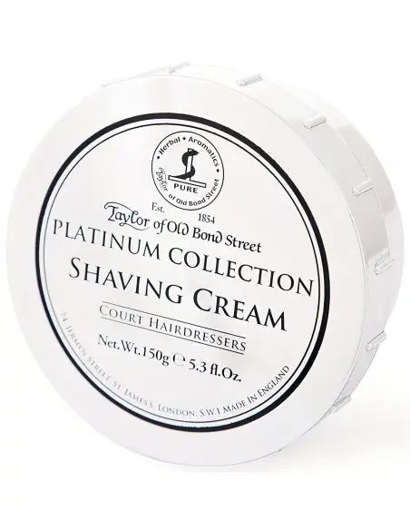 Shaving Cream Platinum Collection Taylor Of Old Bond Street 150gr Disc-5548 Taylor Of Old Bond Street Shaving Creams €20.00 -...