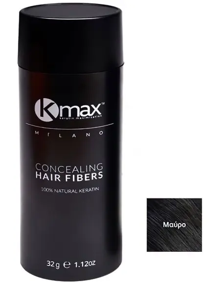 Keratin Hair Fibers Black Economy Kmax Milano 32gr OfSt-7917 Kmax KMax Milano €47.50 €38.30