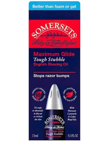 Somersets Tough Stubble Shaving Oil 15ml 6153 Somersets