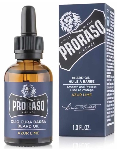 Beard Oil Azur Lime Proraso 30ml 3977 Proraso Beard Oil €11.56 -15%€9.32