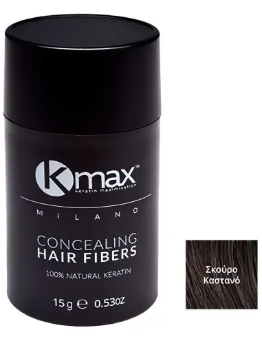Keratin Hair Fibers Dark Brown Regular Kmax Milano 15gr 7609 Kmax KMax Milano €24.50 -10%€19.76