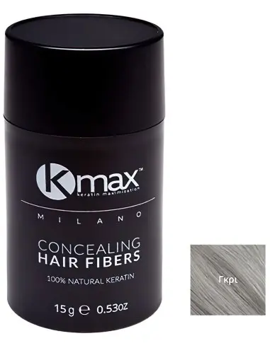 Keratin Hair Fibers Dark Grey Regular Kmax Milano 15gr OfSt-7614 Kmax KMax Milano €24.50 -10%€19.76