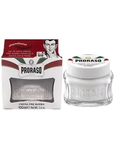 Pre-Shave Cream Sensitive Skin Proraso 100ml OfSt-0614 Proraso Pre Shaving €7.30 product_reduction_percent€5.89