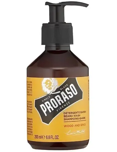 Beard Shampoo Wood And Spice Proraso 200ml 3633 Proraso Beard Shampoo €12.50 product_reduction_percent€10.08