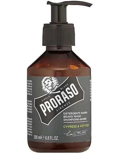 Beard Shampoo Cypress & Vetyver Proraso 200ml 4753 Proraso Beard Shampoo €12.50 product_reduction_percent€10.08