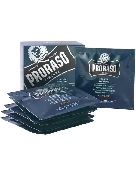 Azur Lime Refreshing Tissues 6 Τεμάχια Proraso 10658 Proraso