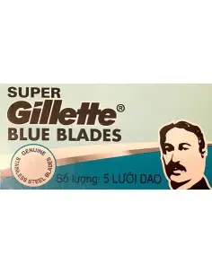 Λεπίδες Ξυρίσματος DE Gillette Super Blue Blades - 5 Ξυραφάκια 11249 Gillette