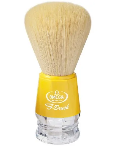 Synthetic Shaving Brush Yellow Omega S10018 19mm 0939 Omega Synthetic Shaving Brush €5.90 €4.76