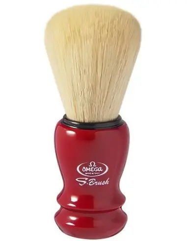 Omega S10108 Synthetic Shaving Brush Red 4477 Omega Synthetic Shaving Brush €7.50 €6.05