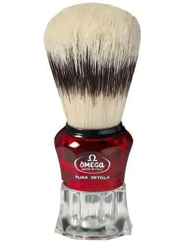 Omega 81052 Sterilized Pure Bristle Shaving Brush 6021 Omega