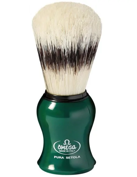 Πινέλο Ξυρίσματος Χοίρου Omega 80265 Πράσινο 1868 Omega