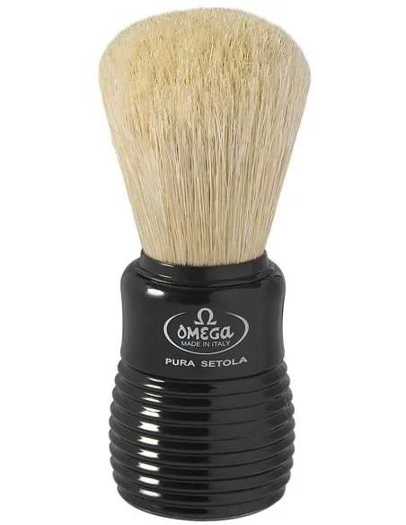 Πινέλο Ξυρίσματος Χοίρου Omega 10810 Μαύρο 0772 Omega