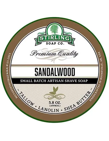 Stirling Σαπούνι Ξυρίσματος Sandalwood 170ml OfSt-10200 Stirling