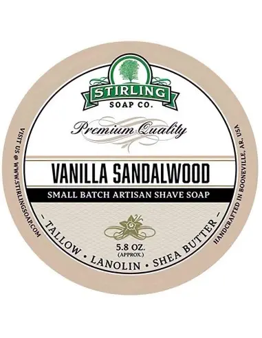 Stirling Shaving Soap Vanilla Sandalwood 170ml 10201 Stirling Traditional Shaving Soaps €19.00 €15.32