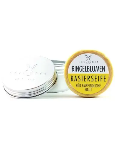 Haslinger Shaving Soap Calendula in Aluminium Case 60gr 10108 Haslinger Traditional Shaving Soaps €6.90 €5.57