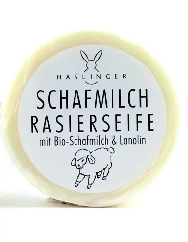 Haslinger Shaving Soap Sheepmilk 60gr OfSt-7227 Haslinger Traditional Shaving Soaps €5.90 product_reduction_percent€4.76