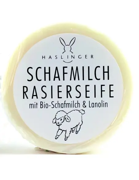 Haslinger Shaving Soap Sheepmilk 60gr OfSt-7227 Haslinger Traditional Shaving Soaps €5.90 product_reduction_percent€4.76