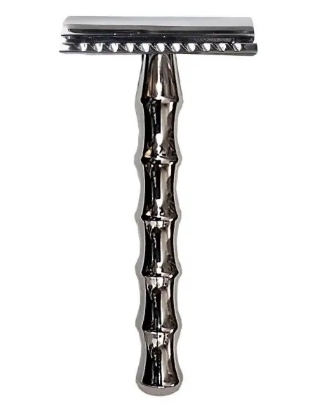RazoRock Ξυριστική Μηχανή Mission Double Edge Safety Razor Με Λαβή Bamboo 9660 RazoRock