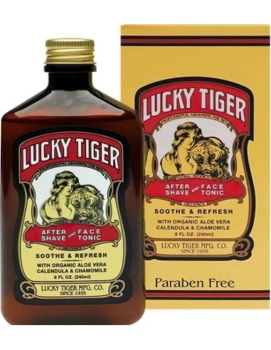 Aftershave Λοσιόν & Τονωτικό Προσώπου Lucky Tiger 240ml 0746 Lucky Tiger After shaves €26.47 -15%€21.35
