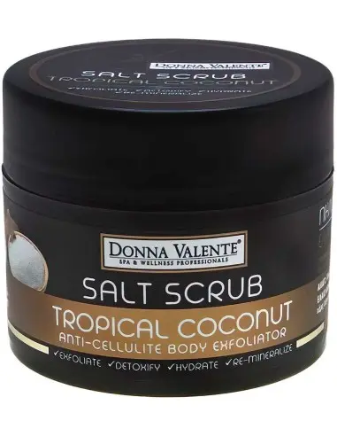 Salt Scrub Donna Valente Tropical Coconut 250gr 7636 Donna Valente Body Scrubs €9.10 product_reduction_percent€7.34