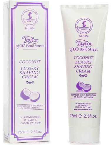 Taylor Of Old Bond Street Coconut Shaving Cream 75ml 4143 Taylor Of Old Bond Street Κρέμες Ξυρίσματος €11.00 -20%€8.87