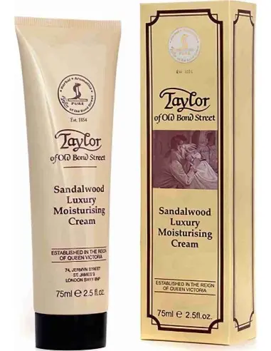 Taylor Of Old Bond Street Sandalwood Luxury Moisturiser 75ml 7958 Taylor Of Old Bond Street