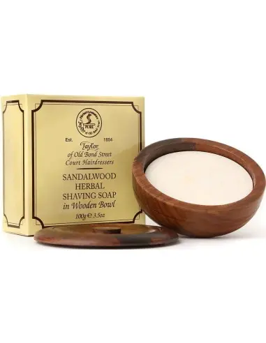 Taylor Of Old Bond Street Sandalwood Herbal Shaving Soap In Wooden Bowl 100gr 3787 Taylor Of Old Bond Street Shaving Soaps €4...