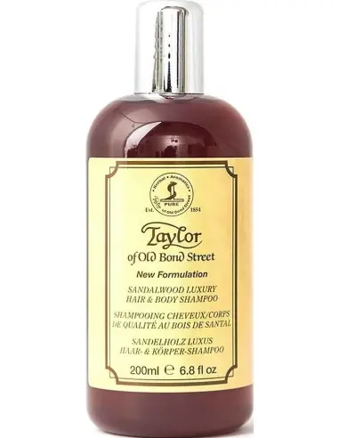 Taylor Of Old Bond Street Sandalwood Luxury Hair & Body Shampoo 200ml 3922 Taylor Of Old Bond Street Bath & Body €12.95 -10%€...