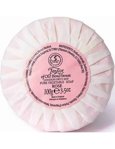 Taylor Of Old Bond Street Pure Vegetable Hand Soap Rose 100gr 3555 Taylor Of Old Bond Street