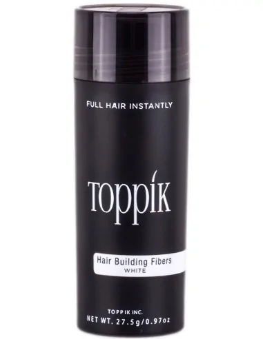 Ίνες Κερατίνης Πύκνωσης Μαλλιών Άσπρο-White Toppik 27,5gr 0409 Toppik Hair Building Fibers