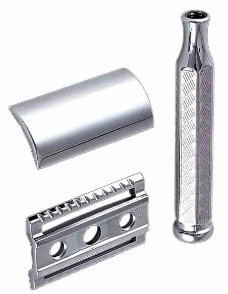 Ξυριστική Μηχανή Ασφαλείας Κλειστού Τύπου Τριών Τεμαχίων Merkur 42c Chrome 0875 Merkur