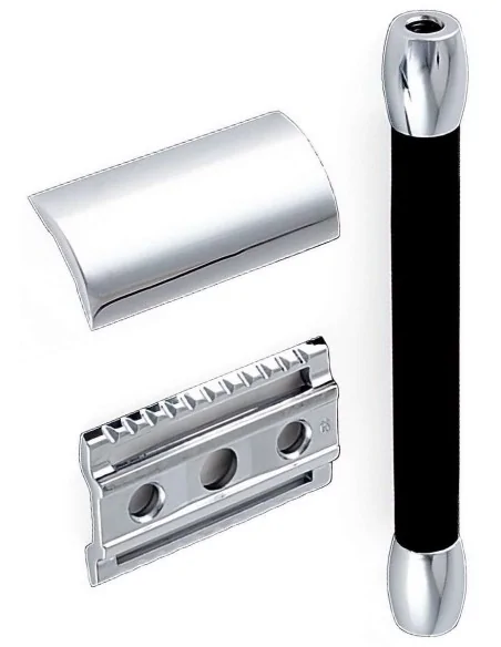 Merkur 20c Safety Razor Closed Comb Three Pieces Black 1578 Merkur Closed Comb Safety Razors €44.50 -10%€35.88